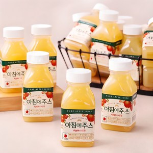 아침에주스 사과, 210ml, 18개