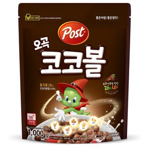 포스트 오곡 코코볼 시리얼, 1kg, 1개