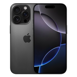 Apple 정품 아이폰 16 Po 자급제, 블랙 티타늄, 1TB