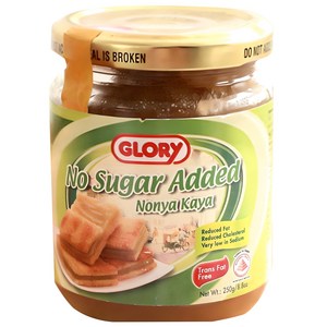 GLORY 싱가포르 카야 잼 노슈가, 250g, 1개