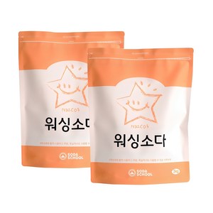 소다스쿨 워싱소다 분말세제 본품, 3kg, 2개