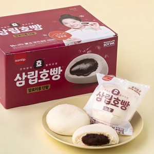 삼립 호빵 발효미종 단팥, 92g, 14개입