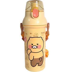 릴팡 춘식이 앵커 원터치 어깨끈물통, 혼합색상, 500ml, 1개