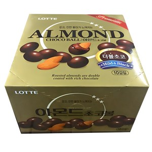 롯데 아몬드 초코볼, 46g, 10개