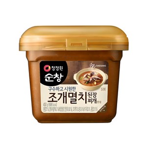 청정원순창 조개멸치 된장찌개 양념, 450g, 1개