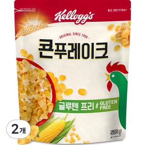 켈로그 콘푸레이크 시리얼, 530g, 2개