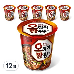 오징어짬뽕 컵 67g, 12개