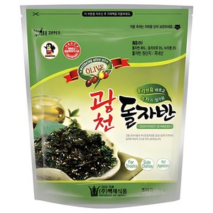 광천김 올리브유 바르고 녹차가 첨가된 광천 돌자반, 70g, 1개