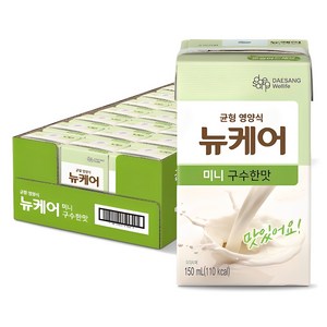 대상웰라이프 뉴케어 균형 영양식 미니 구수한맛, 150ml, 24개