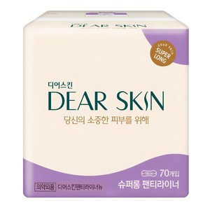 디어스킨 팬티라이너 뉴, 슈퍼롱, 70개입, 1개