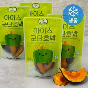 고구마공장 아이스 군단호박 (냉동), 100g, 4개