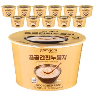 곰곰 간편 누룽지, 60g, 12개