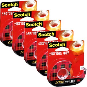 쓰리엠 스카치 다용도 테이프 디스펜서 581 18mm x 15m, 5개