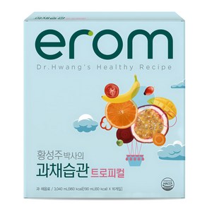 이롬 황성주박사의 과채습관 트로피컬 음료, 190ml, 16개