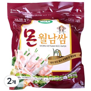 MORN 월남쌈 원형, 500g, 2개