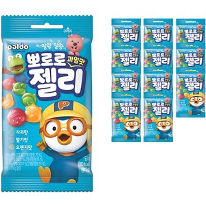 팔도 뽀로로 과일맛 젤리, 53g, 12개