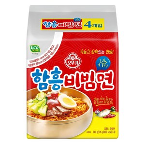 오뚜기 함흥비빔면 135g, 4개