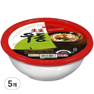 생생우동 컵, 276g, 5개