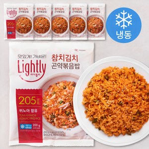 대상 라이틀리 참치 김치 곤약 볶음밥 (냉동), 6개, 200g