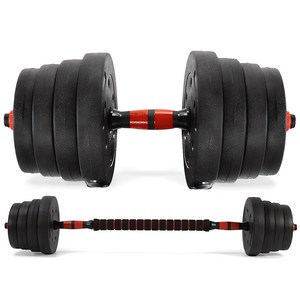 블루선 조립식 바벨 세트, 28kg, 블랙, 1세트