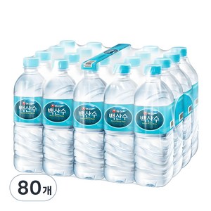 백산수, 500ml, 80개