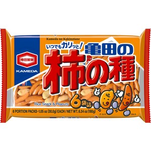 카메다 카키노타네 스낵 6p, 180g, 1개