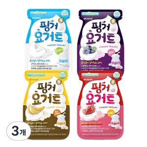 아이배냇 핑거 요거트, 플레인, 20g, 3개