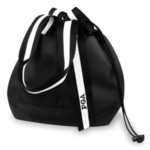 PGA 여성 골프 패커블 버킷백 PGA-BG14, 33 x 25.5 ..., 블랙, 1개
