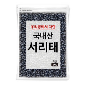 국내산 서리태, 2kg, 1개