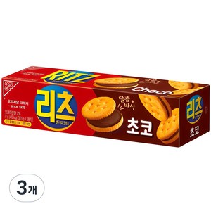 리츠 샌드위치 크래커 초코, 77g, 3개