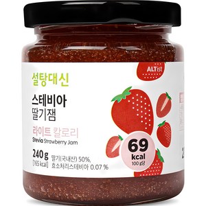 알티스트 설탕대신 스테비아 딸기잼, 240g, 1개