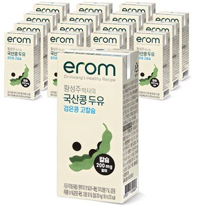 이롬 황성주 박사의 두유 검은콩, 190ml, 16개