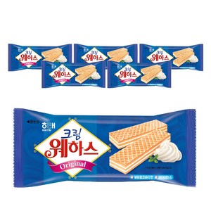 해태제과 크림 웨하스, 50g, 6개