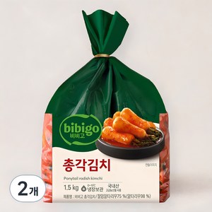 비비고 총각김치, 1.5kg, 2개