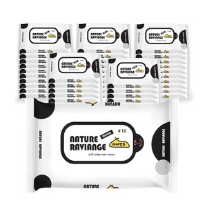하비앙쥬 미니 물티슈 휴대용, 10매, 50개