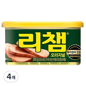 리챔 오리지널 햄통조림, 200g, 4개