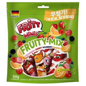 FRITT 미니 츄잉 젤리, 350g, 1개