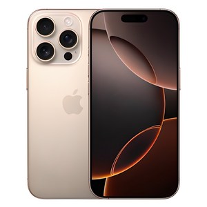 Apple 정품 아이폰 16 Po 자급제, 데저트 티타늄, 128GB