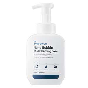 닥터방기원 나노 버블 마일드 클렌징 폼, 500ml, 1개