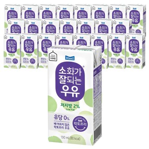 매일유업 소화가 잘되는 우유 저지방, 190ml, 24개