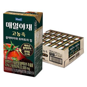 매일야채 고농축 블랙마카와 토마토의 힘, 125ml, 24개