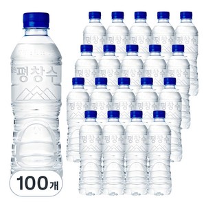 해태htb 강원평창수 무라벨, 500ml, 100개