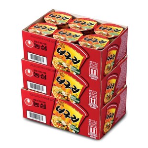 농심 너구리컵 62g*18개, 18개
