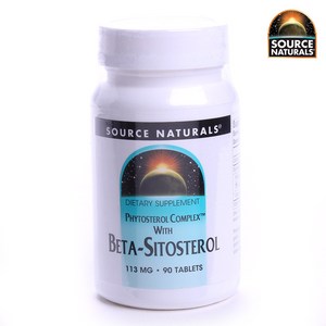 소스내츄럴스 피토스테롤 컴플렉스 베타 시토스테롤 113mg 타블렛, 90정, 1개