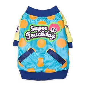 터치펫 롤리팝 애견 티셔츠 TD14W001B, 블루, M, 1개