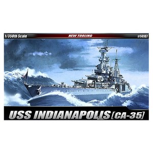 아카데미과학 14107 1/350 인디아나폴리스 프라모델 USS INDIANAPOLIS, 1개