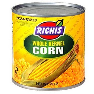 리치스 홀 커넬 스위트 콘 통조림, 2.125kg, 1개