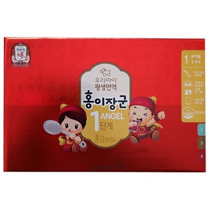 정관장 홍이장군 1단계 어린이 홍삼 + 쇼핑백, 30포, 15ml, 1개