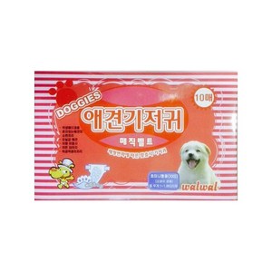 왈왈 기저귀 매직벨트 초미니형 (애견) XXS, 10매, 1개