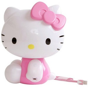 산리오 헬로키티 LED 스탠드형 터치 무드등